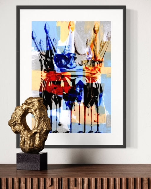 'The Crown Jewels' - Original Abstract Art Print