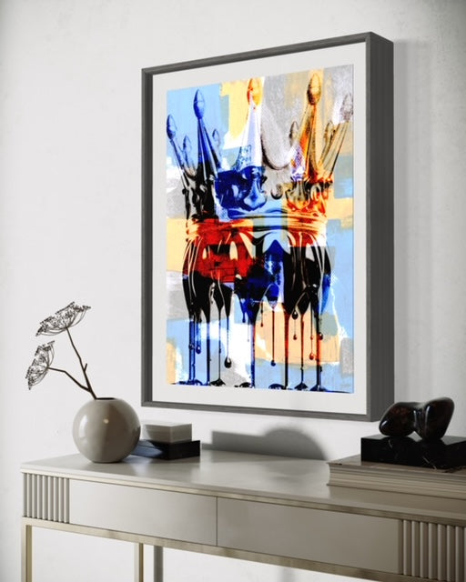 'The Crown Jewels' - Original Abstract Art Print