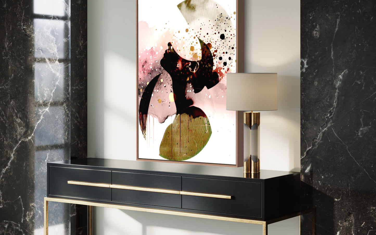 Original Abstract Art Print (Eclipse)
