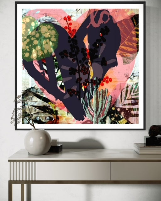 'Desert Heart' - Original Abstract Art Print