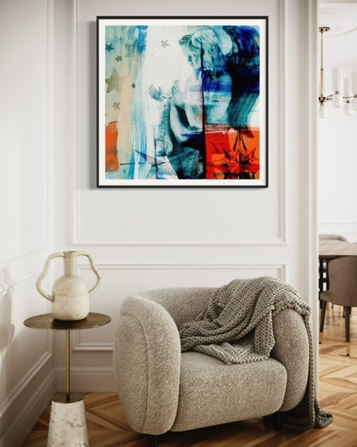 'My Guardian' - Original Abstract Art Print