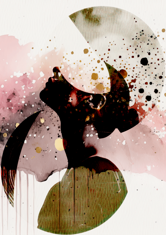Original Abstract Art Print (Eclipse)