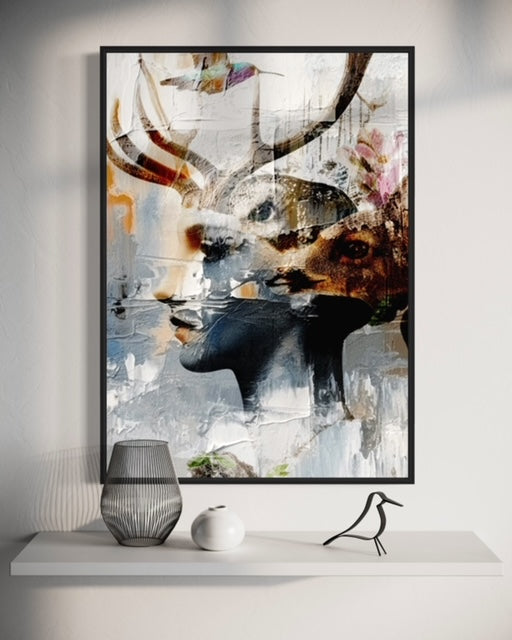 'The Lookout' - Original Abstract Art Print