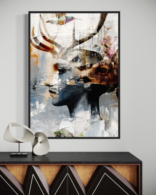 'The Lookout' - Original Abstract Art Print