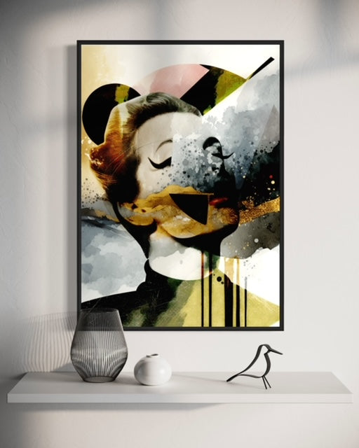 'Vintage' - Original Abstract Art Print